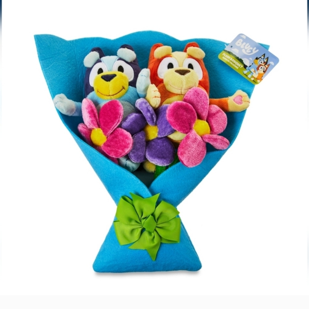 Bluey And Bingo Plush Valentine's Bouquet